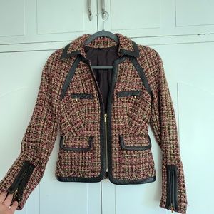 Vintage bebe tweed blazer.